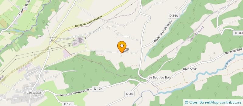 localisation de l'entreprise MONSIEUR JOSE COUTINHO à CAZARIL-TAMBOURES