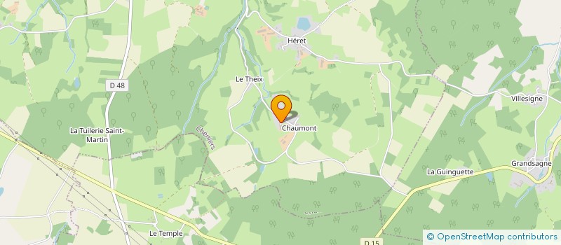 localisation de l'entreprise MONSIEUR JOSE COUTINHO  CHENIERS