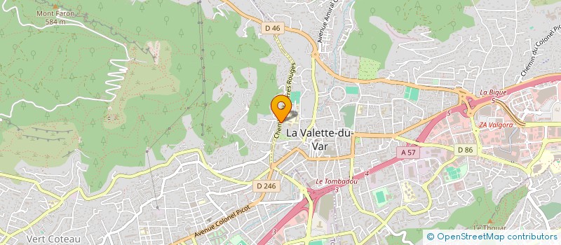 localisation de l'entreprise MONSIEUR JOSE COUTO à LA VALETTE-DU-VAR