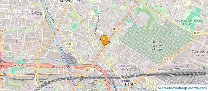 localisation de l'entreprise MONSIEUR JOSE COUTO CAVADAS à AUBERVILLIERS