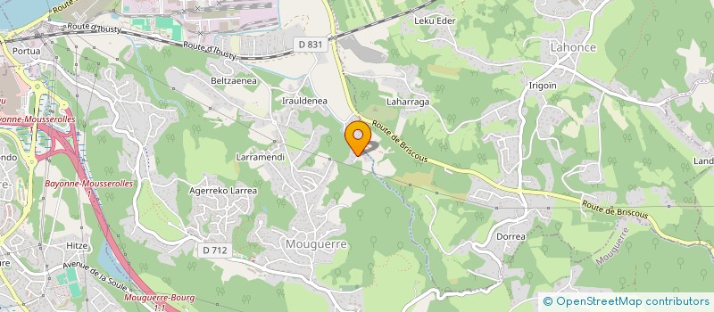 localisation de l'entreprise MONSIEUR JOSE COUTO MOREIRA  MOUGUERRE