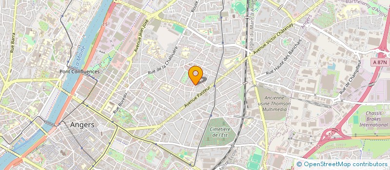 localisation de l'entreprise MONSIEUR JOSE CRESPO  ANGERS