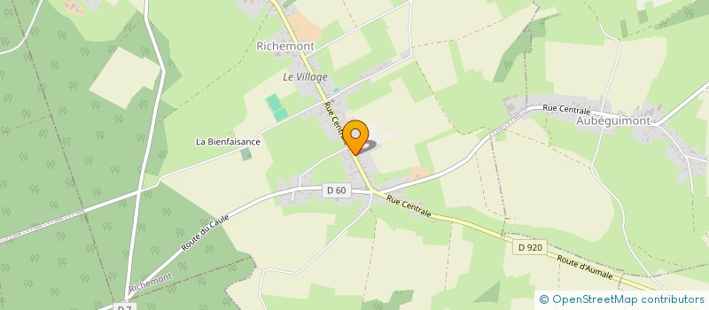 localisation de l'entreprise MONSIEUR JOSE CRESSENT  AUBEGUIMONT