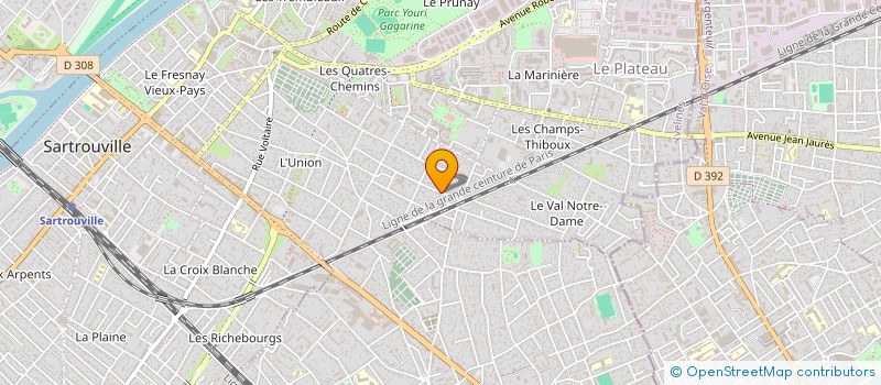 localisation de l'entreprise MONSIEUR JOSE DA CONCEICAO ANTONIO à SARTROUVILLE