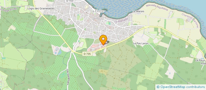 localisation de l'entreprise MONSIEUR JOSE DA COSTA  LA FLOTTE