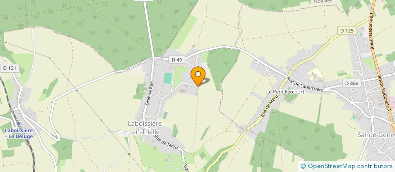 localisation de l'entreprise MONSIEUR JOSE DA COSTA  BEAUVAIS