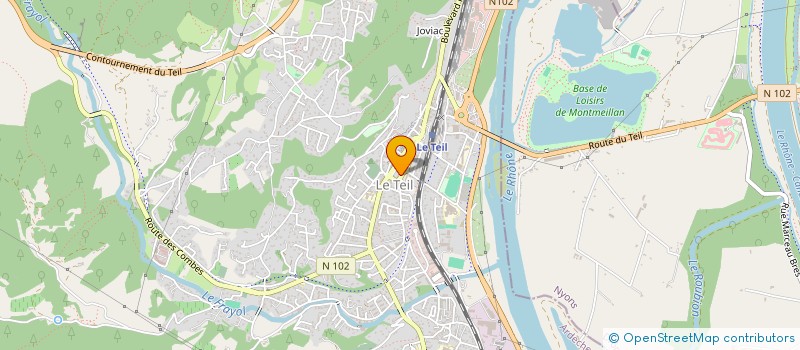 localisation de l'entreprise MONSIEUR JOSE DA COSTA  LE TEIL