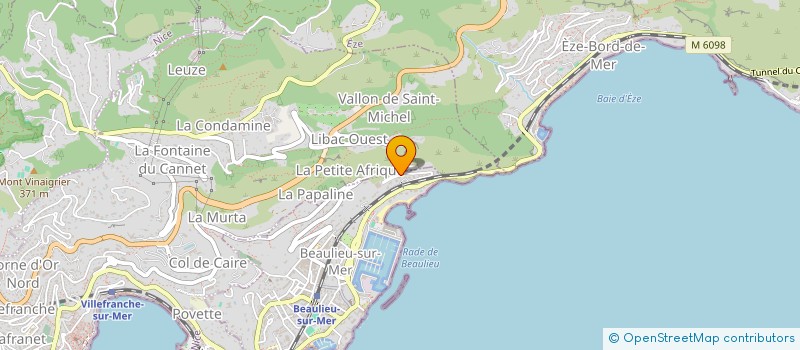 localisation de l'entreprise MONSIEUR JOSE DA COSTA DA SILVA  BEAULIEU-SUR-MER