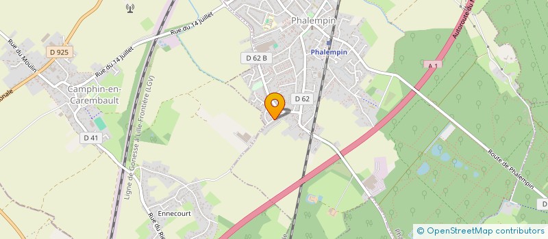 localisation de l'entreprise MONSIEUR JOSE DA COSTA GONCALVES  PHALEMPIN