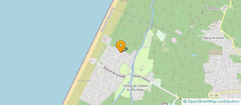 localisation de l'entreprise MONSIEUR JOSE DA COSTA SANTOS  LABENNE