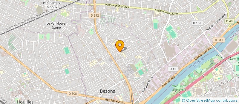 localisation de l'entreprise MONSIEUR JOSE DA CRUZ MACEDO à BEZONS