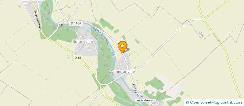 localisation de l'entreprise MONSIEUR JOSE DA CUNHA PINTO à BAILLEAU-ARMENONVILLE