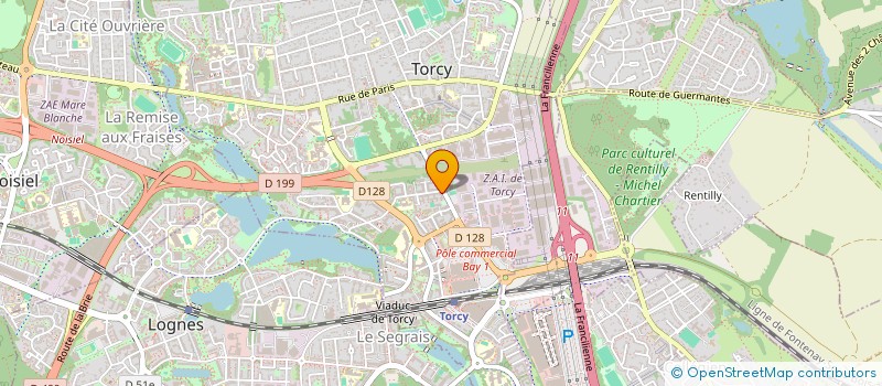 localisation de l'entreprise MONSIEUR JOSE DA FONSECA GONCALVES  TORCY