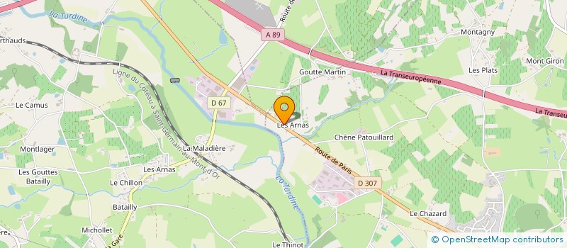 localisation de l'entreprise MONSIEUR JOSE DA MOTA CAMPOS  BULLY