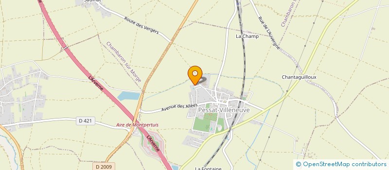 localisation de l'entreprise MONSIEUR JOSE DA SILVA  AULNAT