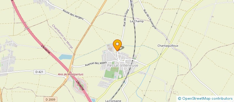 localisation de l'entreprise MONSIEUR JOSE DA SILVA  PESSAT-VILLENEUVE