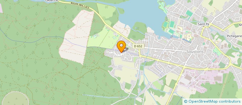 localisation de l'entreprise MONSIEUR JOSE DA SILVA  SOUSTONS