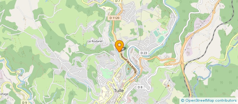 localisation de l'entreprise MONSIEUR JOSE DA SILVA  TULLE