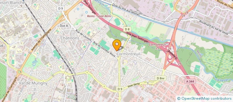 localisation de l'entreprise MONSIEUR JOSE DA SILVA  CORMONTREUIL