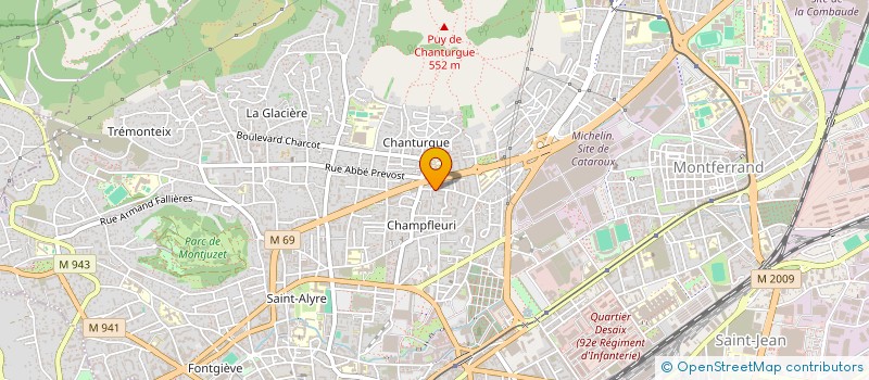 localisation de l'entreprise MONSIEUR JOSE DA SILVA  CEBAZAT