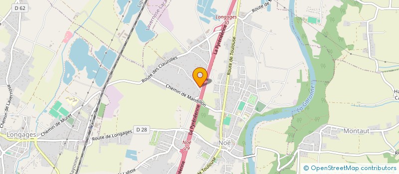 localisation de l'entreprise MONSIEUR JOSE DA SILVA BRAGA  NOE