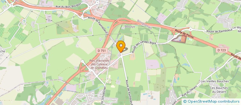 localisation de l'entreprise MONSIEUR JOSE DA SILVA FARIA  BOUAYE