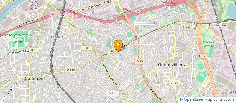 localisation de l'entreprise MONSIEUR JOSE DA SILVA MANSINHO  ASNIERES-SUR-SEINE