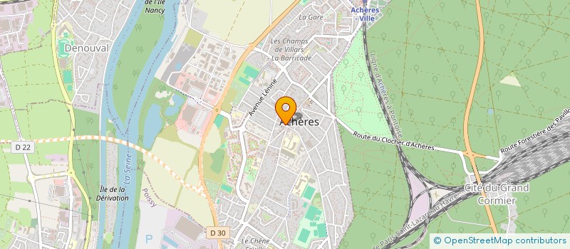 localisation de l'entreprise MONSIEUR JOSE DA SILVA MARTINS  ACHERES