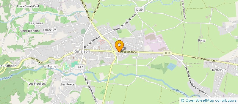 localisation de l'entreprise MONSIEUR JOSE DA SILVA OLIVEIRA  SAINT-HAON-LE-CHATEL