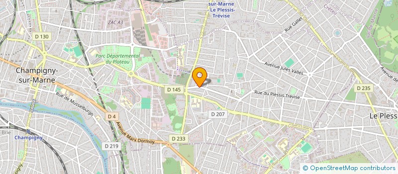 localisation de l'entreprise MONSIEUR JOSE DA SILVA PEREIRA à CHAMPIGNY-SUR-MARNE