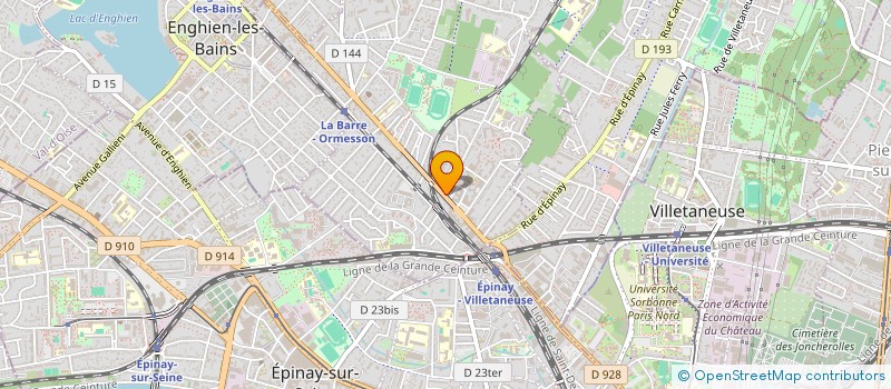 localisation de l'entreprise MONSIEUR JOSE DA SILVA PEREIRA  DEUIL-LA-BARRE