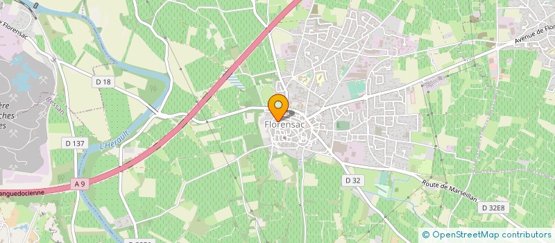 localisation de l'entreprise MONSIEUR JOSE DA SILVA SOUSA  FLORENSAC