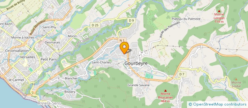 localisation de l'entreprise MONSIEUR JOSE DACALOR à GOURBEYRE