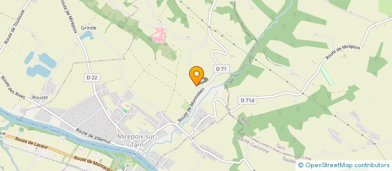 localisation de l'entreprise MONSIEUR JOSE DALLA-BETTA  MIREPOIX-SUR-TARN