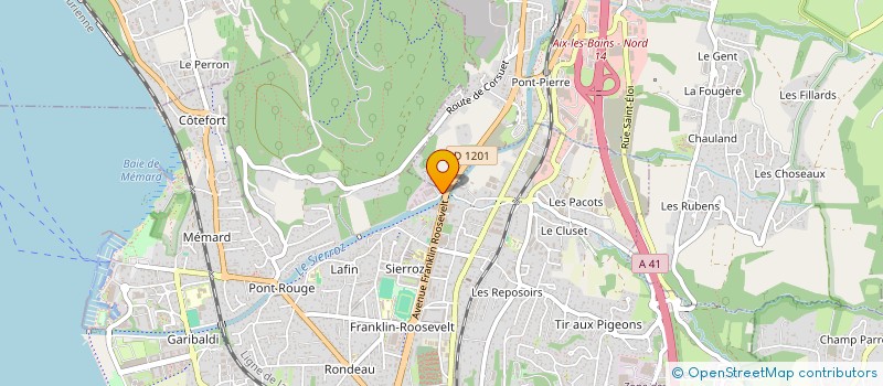 localisation de l'entreprise MONSIEUR JOSE DANTAS DE OLIVEIRA à AIX-LES-BAINS