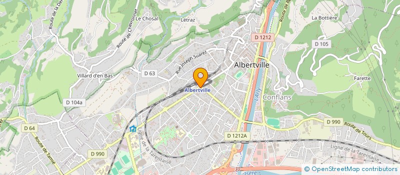 localisation de l'entreprise MONSIEUR JOSE DARAS MARTINEZ  ALBERTVILLE