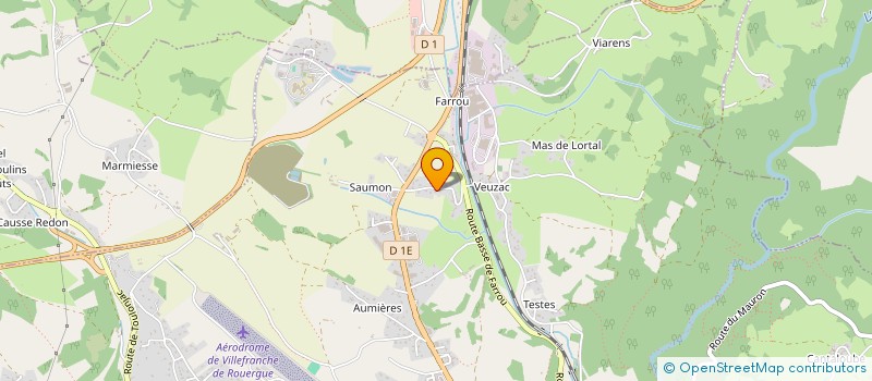 localisation de l'entreprise MONSIEUR JOSE DAS ALMAS  VILLEFRANCHE-DE-ROUERGUE