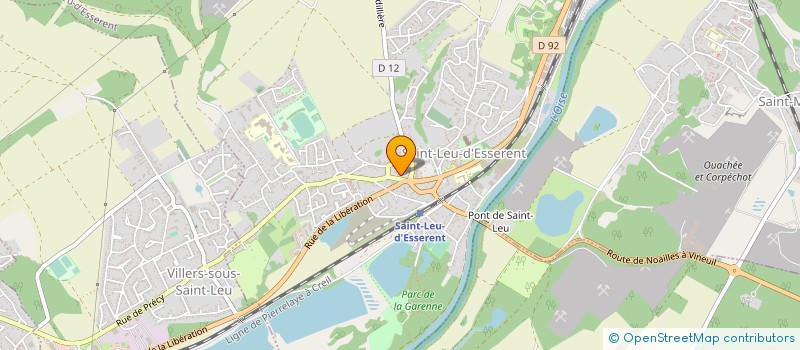 localisation de l'entreprise MONSIEUR JOSE DAVID PEREIRA SAMPAIO  SAINT-LEU-D'ESSERENT