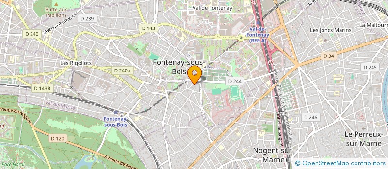 localisation de l'entreprise MONSIEUR JOSE DAVILA PAILLIER  CRETEIL