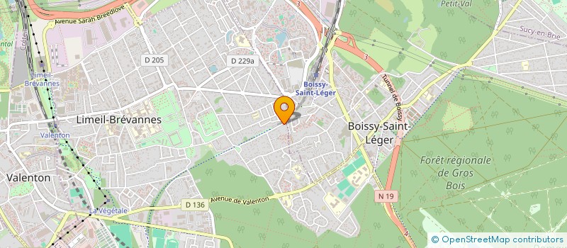 localisation de l'entreprise MONSIEUR JOSE DE ALMEIDA  LIMEIL-BREVANNES