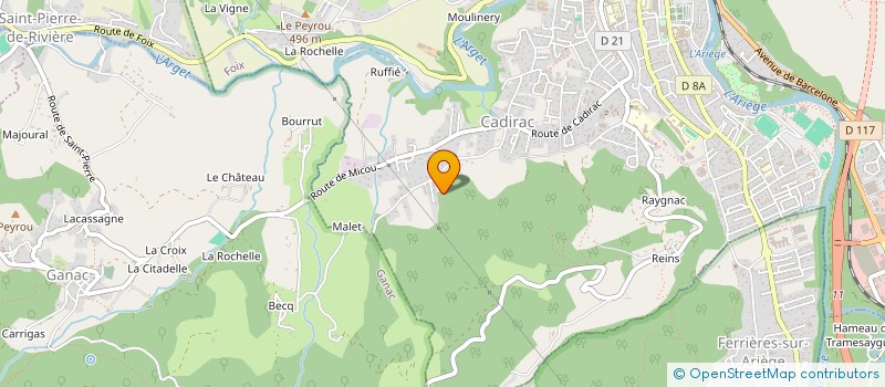 localisation de l'entreprise MONSIEUR JOSE DE ALMEIDA LIMA à FOIX
