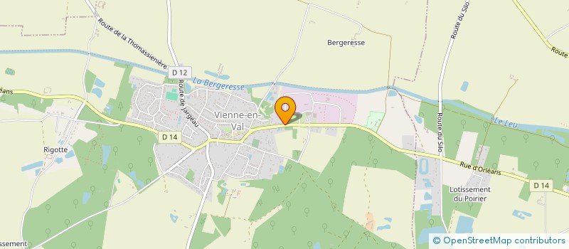 localisation de l'entreprise MONSIEUR JOSE DE ALMEIDA SILVA  VIENNE-EN-VAL