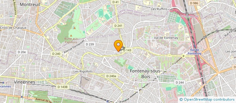 localisation de l'entreprise MONSIEUR JOSE DE ALMEIDA SOARES  FONTENAY-SOUS-BOIS