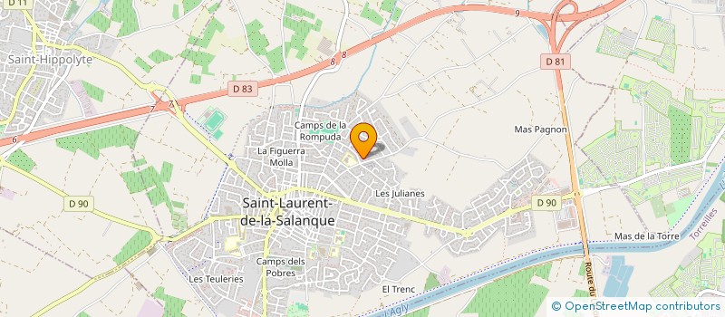 localisation de l'entreprise MONSIEUR JOSE DE ARAUJO FERNANDES  SAINT-LAURENT-DE-LA-SALANQUE