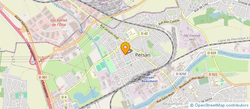 localisation de l'entreprise MONSIEUR JOSE DE BARROS  PERSAN