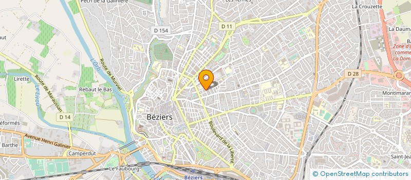 localisation de l'entreprise MONSIEUR JOSE DE BARROS CERQUEIRA à BEZIERS
