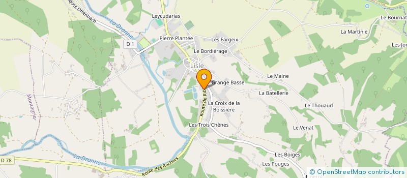 localisation de l'entreprise MONSIEUR JOSE DE CARVALHO à LISLE