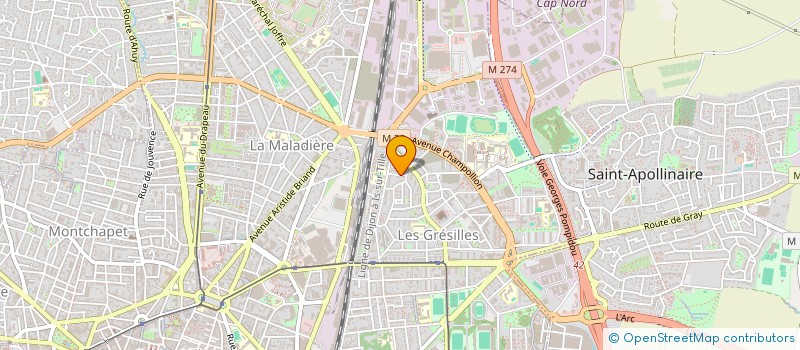 localisation de l'entreprise MONSIEUR JOSE DE GOIS GOMES à DIJON