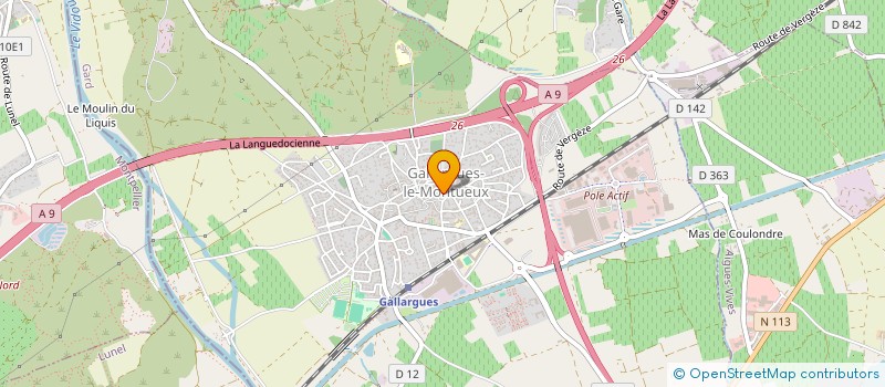 localisation de l'entreprise MONSIEUR JOSE DE HERNANDO GARCIA à GALLARGUES-LE-MONTUEUX