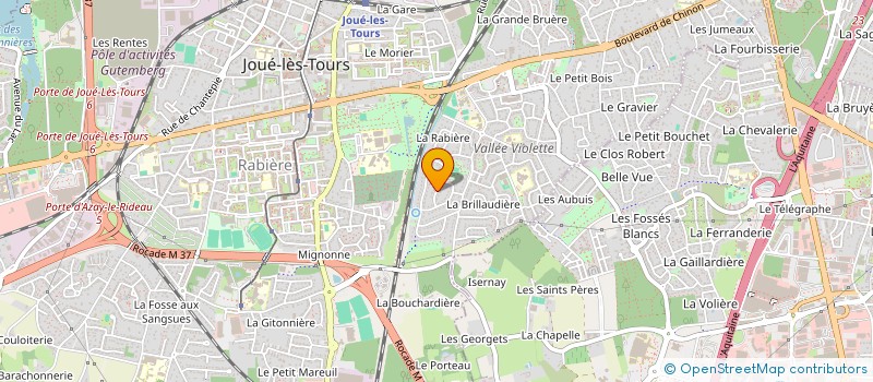 localisation de l'entreprise MONSIEUR JOSE DE LAS HERAS  JOUE-LES-TOURS